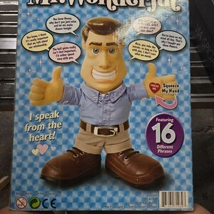 Mr. Wonderful Talking Interactive Doll 16 Phrases Best Husband Gag Gift 2003